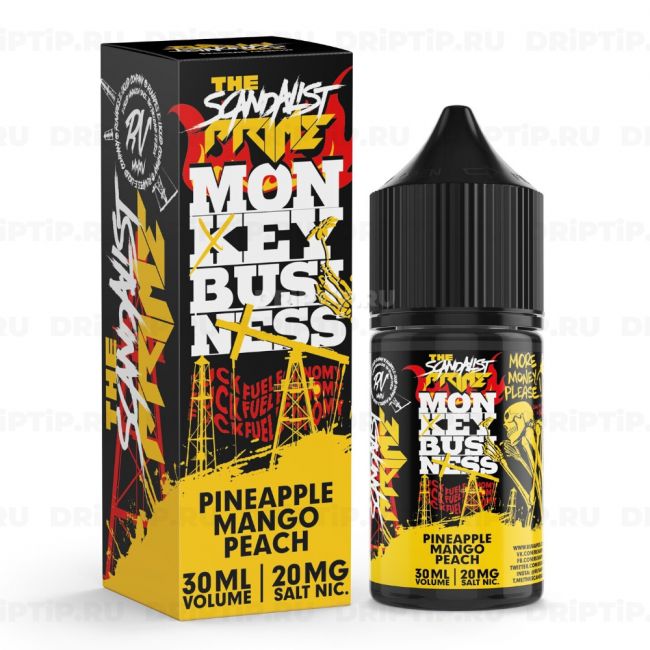 Жидкость The Scandalist Prime Salt - Monkey Business Жидкость The Scandalist Prime Salt - Monkey Business