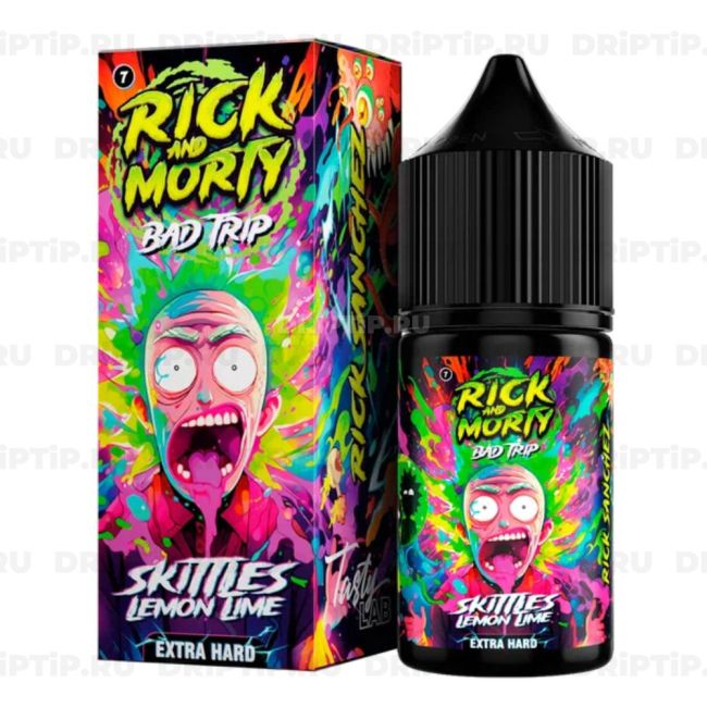 Жидкость Rick And Morty Bad Trip - Скитлс Лимон Лайм Жидкость Rick And Morty Bad Trip - Скитлс Лимон Лайм