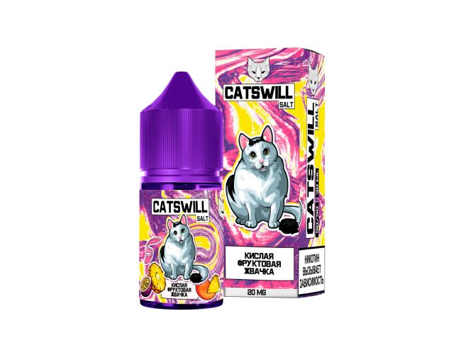 Жидкость Catswill Salt - Кислая Фруктовая Жвачка Жидкость Catswill Salt - Кислая Фруктовая Жвачка