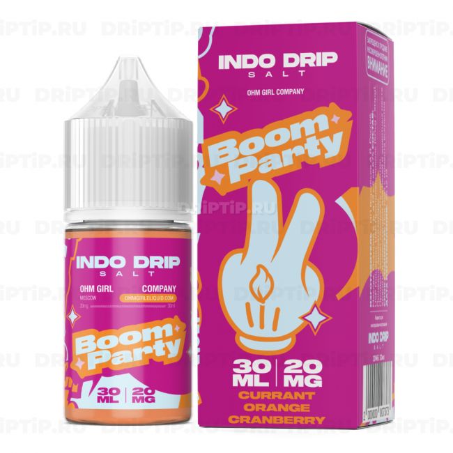 Жидкость Indo Drip Salt - Boom Party 
