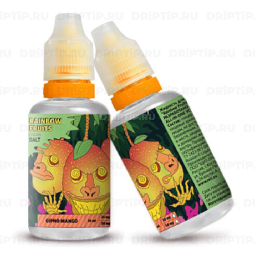 Жидкость Rainbow Fruits Salt - Gipno Mango