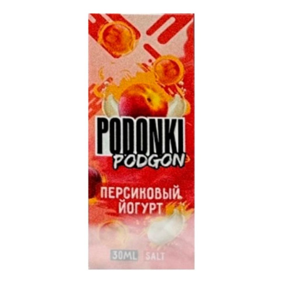 Жидкость Podonki Podgon Salt - Персиковый Йогурт