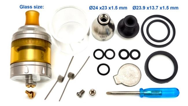 Berserker MTL RTA от Vandy Vape Стальной - обслуживаемый бак