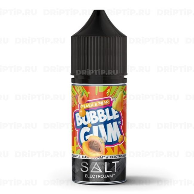 Жидкость Electro Jam Salt - Peach & Pear Bubblegum 