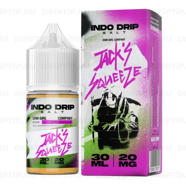 Жидкость Indo Drip Salt - Jack’s Squeeze Жидкость Indo Drip Salt - Jack’s Squeeze