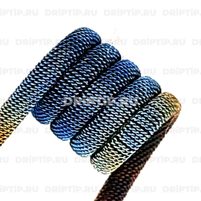 Green Mamba 2*0,4NiCr+(4*2)0,1 NiCr, 3 мм, 5 витков, 0.14 ом Плата