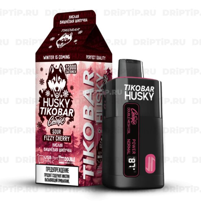 Husky Tikobar 12000 - Sour Fizzy Cherry Husky Tikobar 12000 - Sour Fizzy Cherry