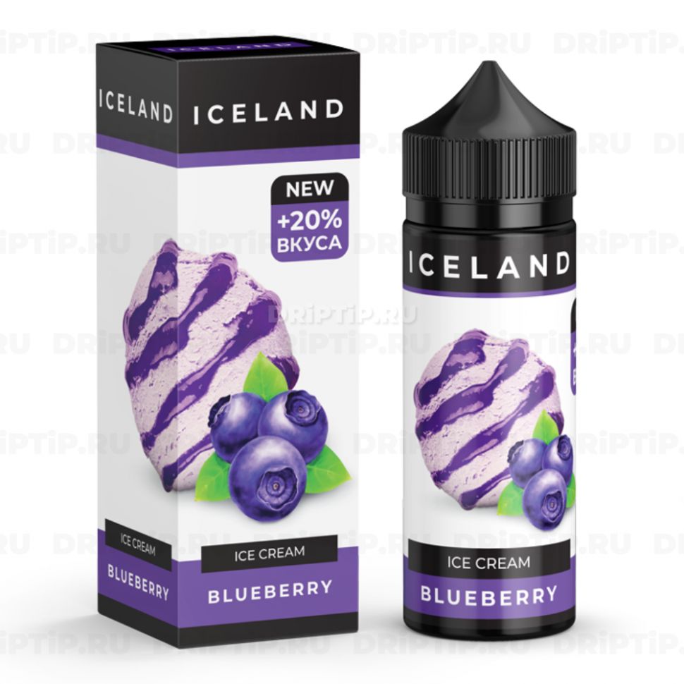 Жидкость Iceland Ice Cream - Blueberry
