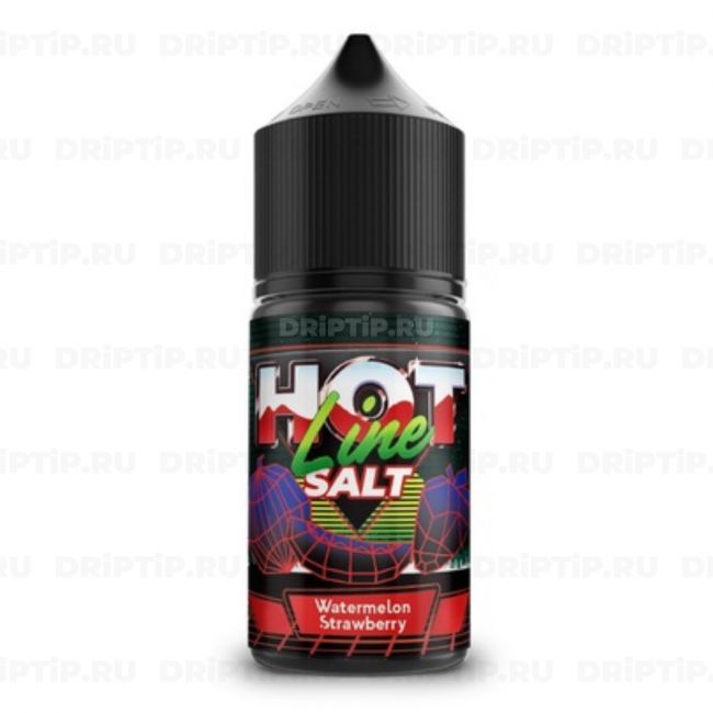 Жидкость Hot Line Salt - Watermelon Strawberry Жидкость Hot Line Salt - Watermelon Strawberry