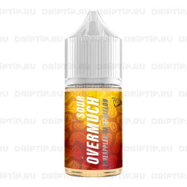 Жидкость Overmuch Sour Salt - Watermelon Pineapple 
