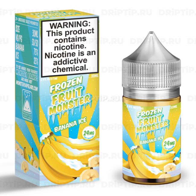 Жидкость Frozen Fruit Monster Salt - Banana Ice 