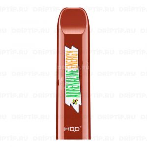 Одноразовая электронная сигарета HQD Cuvie - Яблоко киви энергетик