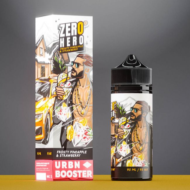 Zero Hero - Frosty Pineapple & Strawberry + никобустер Zero Hero - Frosty Pineapple & Strawberry + никобустер
