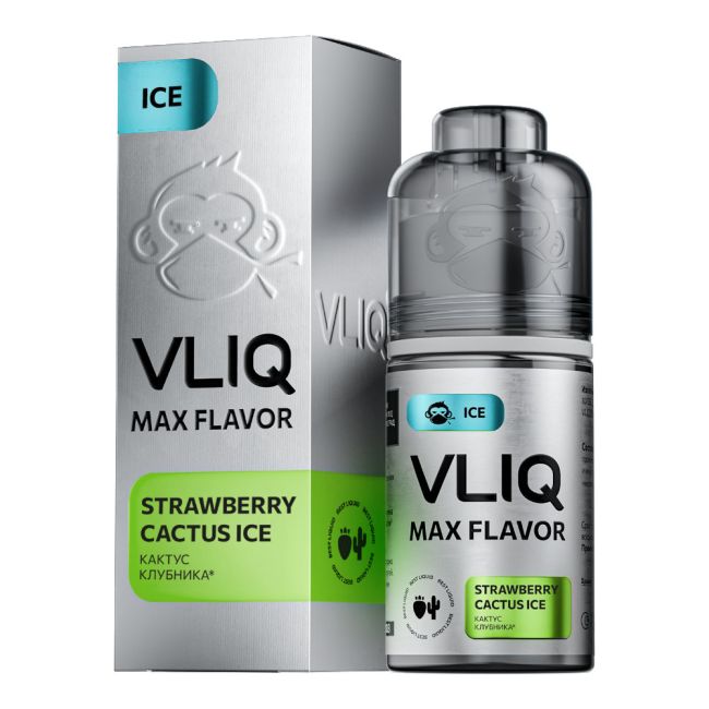 Жидкость Max Flavor Ice Salt - Кактус Клубника Жидкость Max Flavor Ice Salt - Кактус Клубника