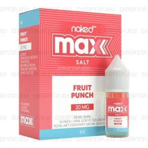 Naked 100 Max Salt - Ice Fruit Punch Naked 100 Max Salt - Ice Fruit Punch