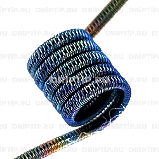 Staggered 2*025 кант, 2,5мм, 5 витков, 0.85 ом MTL