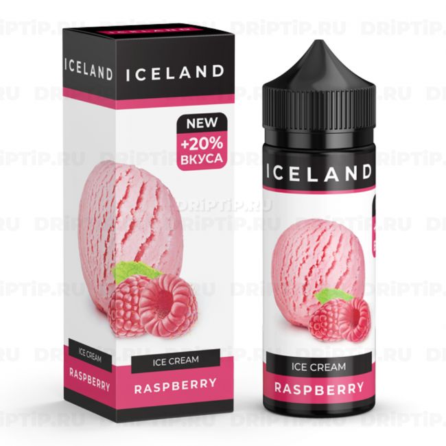Жидкость Iceland Ice Cream - Raspberry 