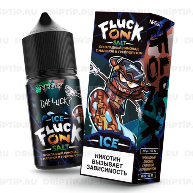 Fluck On Ice Salt - Прохладный Лимонад с Малиной и Грейпфрутом
