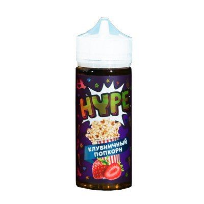 HYPE Клубничный попкорн 3mg 120ml HYPE Клубничный попкорн 3mg 120ml