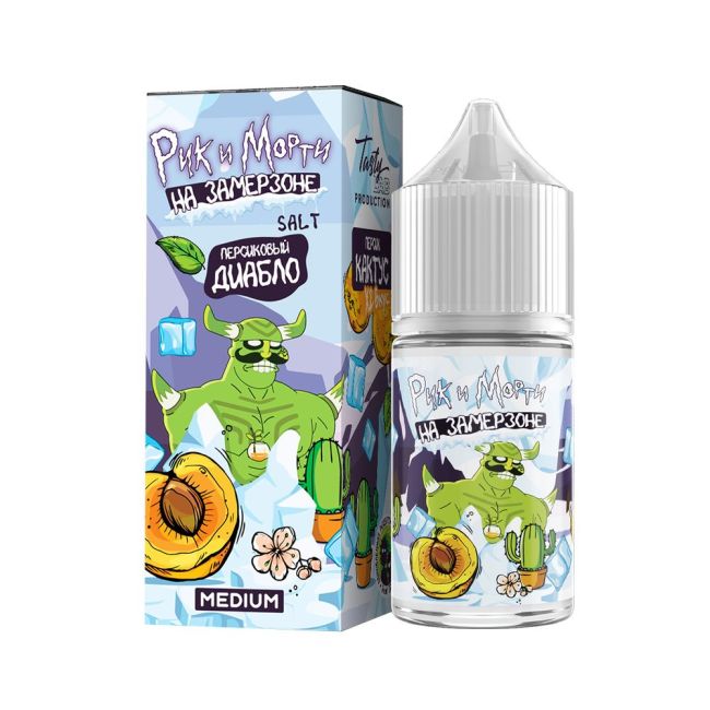 Жидкость Rick And Morty На Замерзоне - Персик Кактус Жидкость Rick And Morty На Замерзоне - Персик Кактус