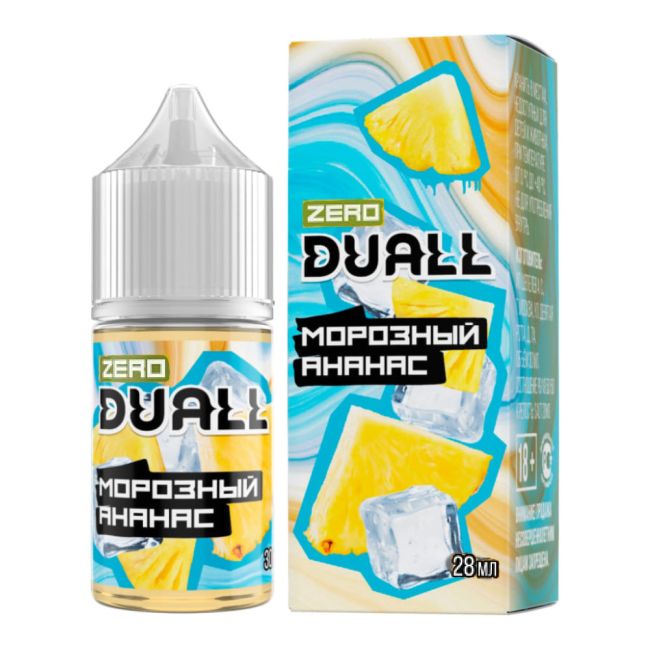 Жидкость Duall Zero - Морозный ананас Жидкость Duall Zero - Морозный ананас