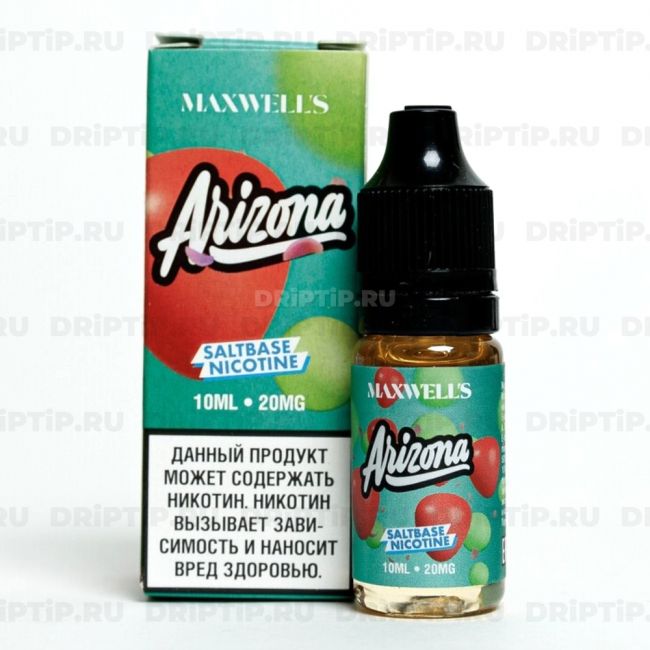 Жидкость Maxwells Salt - Arizona 10ml Жидкость Maxwells Salt - Arizona 10ml