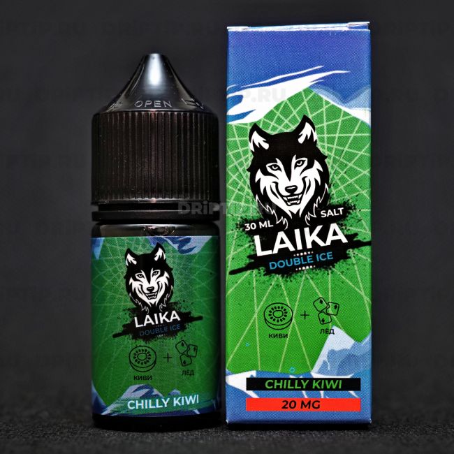 Жидкость Laika Salt - Chilly Kiwi Жидкость Laika Salt - Chilly Kiwi