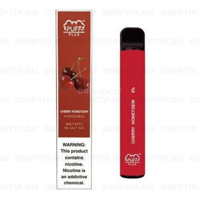 Одноразовая электронная сигарета Puff Bar Plus - Вишня
