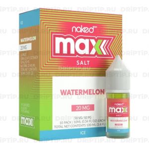Naked 100 Max Salt - Ice Watermelon Naked 100 Max Salt - Ice Watermelon