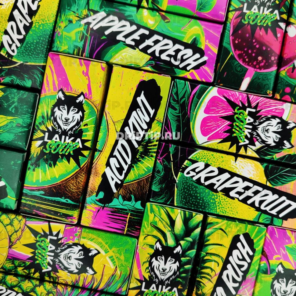 Жидкость Laika Sour Salt - Acid kiwi