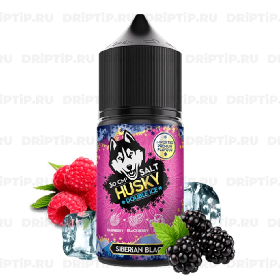 Жидкость Husky Import Double Ice - Siberian Black (конструктор)