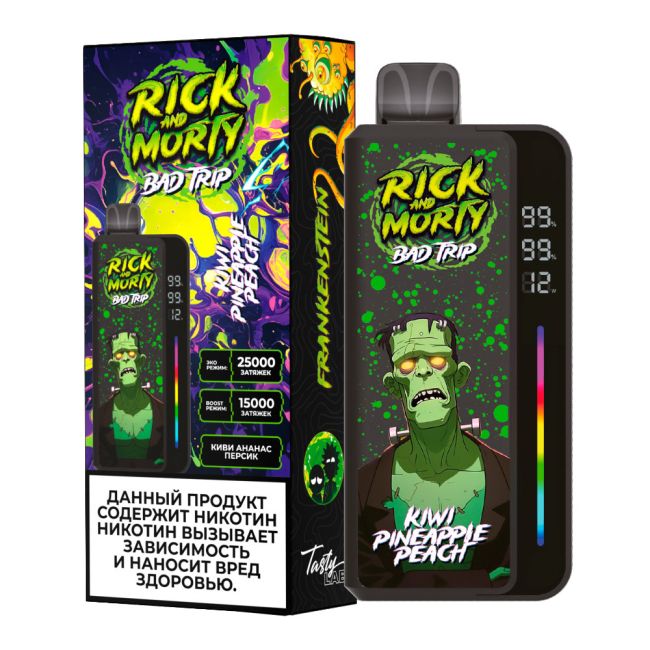 Rick and Morty Bad Trip 25000 - Киви Ананас Персик