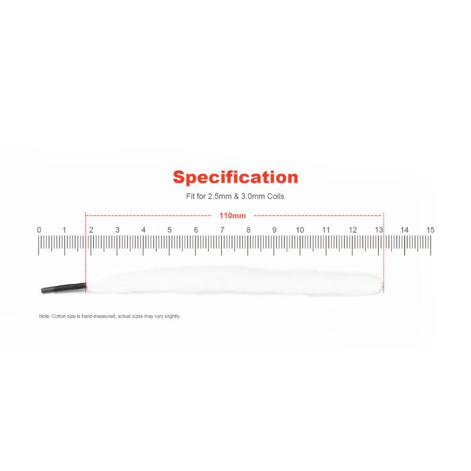 Вата шнурками Hellvape Shoelace Organic Cotton 40шт/уп