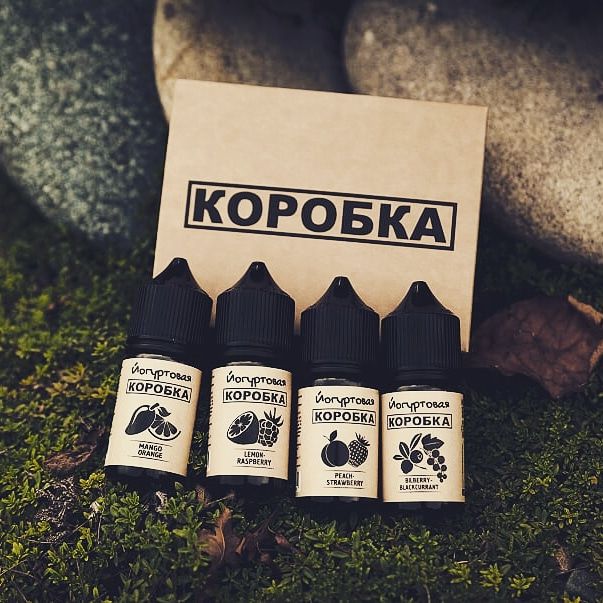 Жидкость Персик - Коробка Salt 