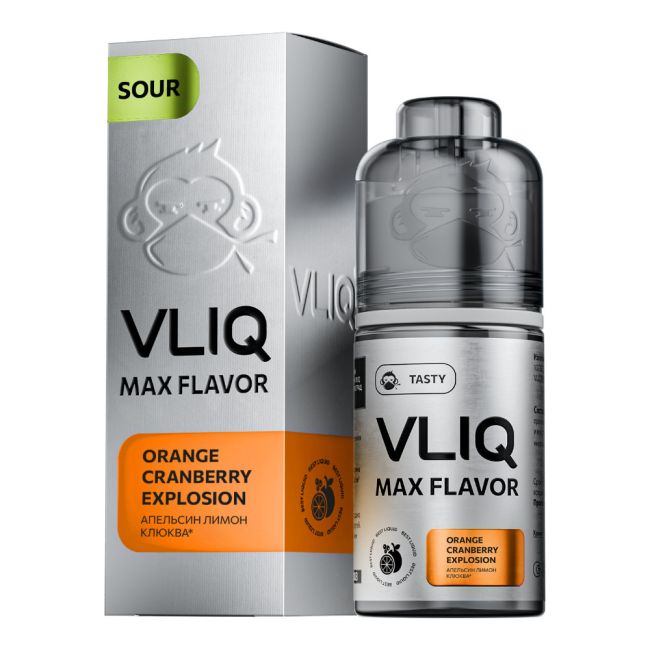 Жидкость Max Flavor Sour Salt - Апельсин Лимон Клюква Жидкость Max Flavor Sour Salt - Апельсин Лимон Клюква