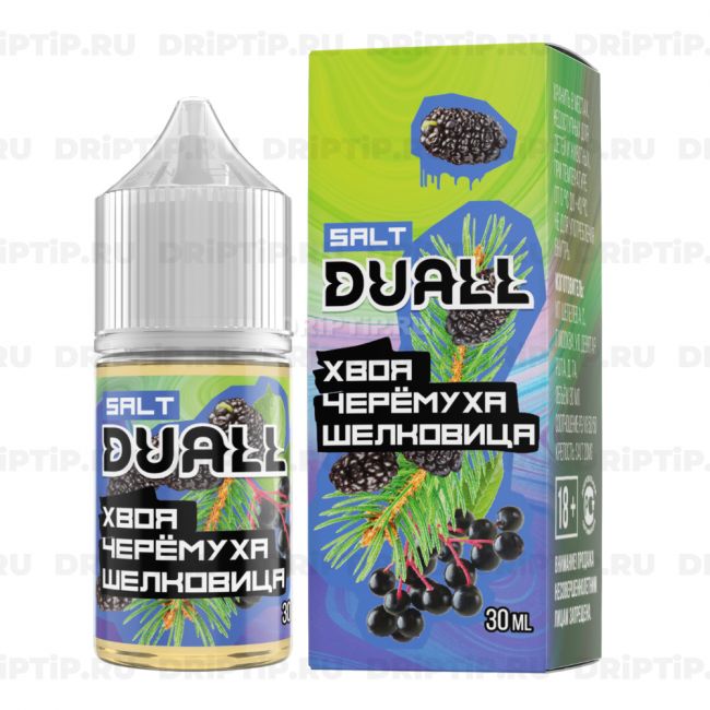 Жидкость Duall Salt - Хвоя Черемуха Шелковица Жидкость Duall Salt - Хвоя Черемуха Шелковица