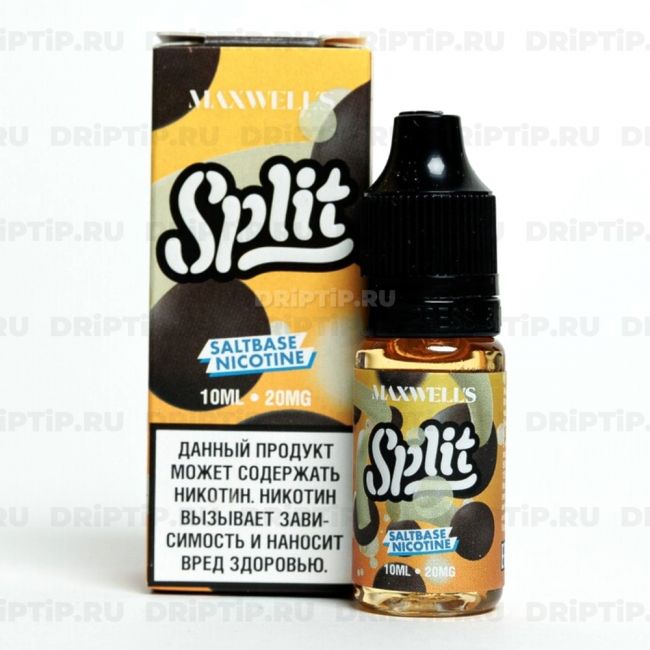 Жидкость Maxwells Salt - Split 10ml Жидкость Maxwells Salt - Split 10ml