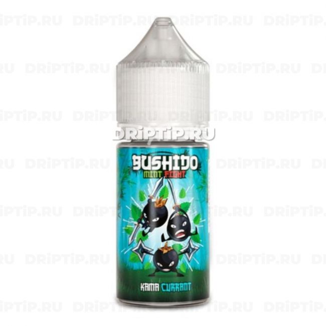 Жидкость Bushido Mint Fight Salt - Kama Currant Жидкость Bushido Mint Fight Salt - Kama Currant