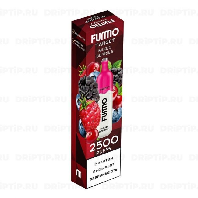 Fummo Target 2500 Затяжек - Ягодный Микс Fummo Target 2500 Затяжек - Ягодный Микс