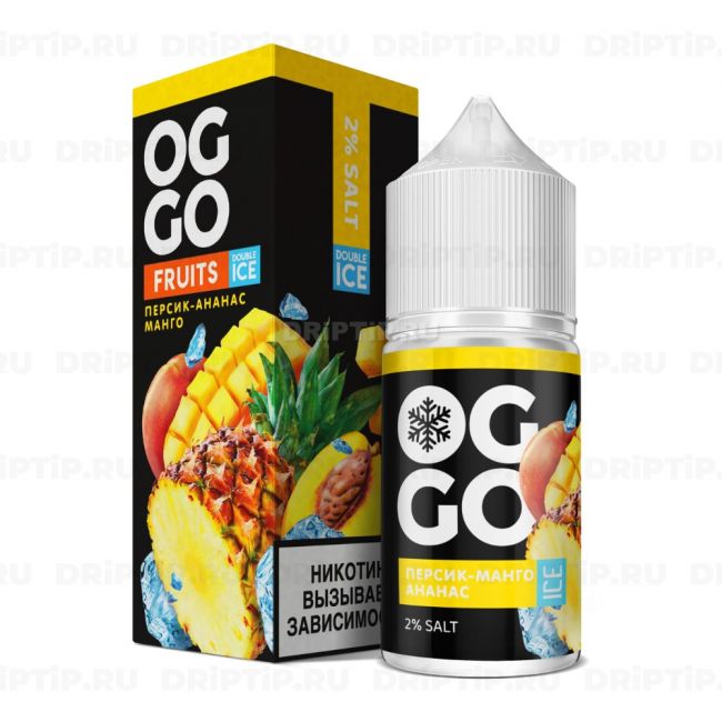 Жидкость Oggo Salt - Персик Ананас Манго Жидкость Oggo Salt - Персик Ананас Манго