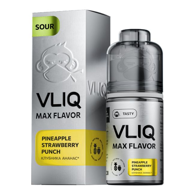 Жидкость Max Flavor Sour Salt - Клубника Ананас Жидкость Max Flavor Sour Salt - Клубника Ананас