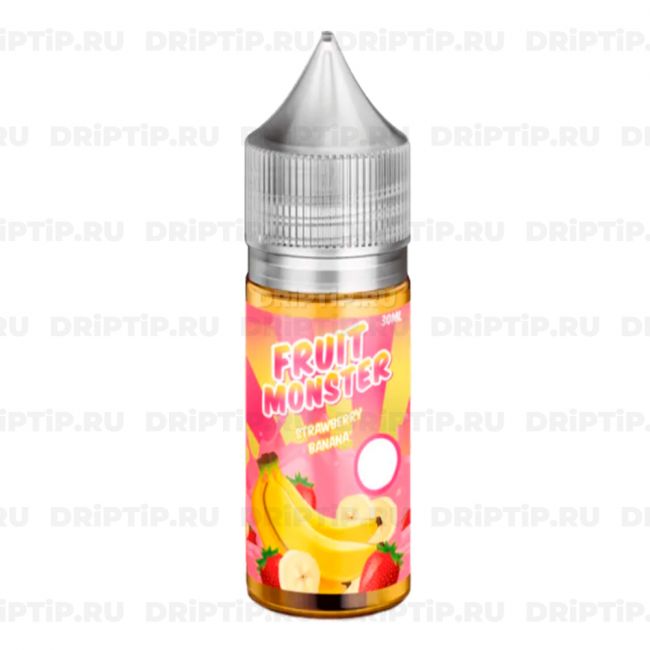 Жидкость Fruit Monster Salt - Strawberry Banana 10ml 
