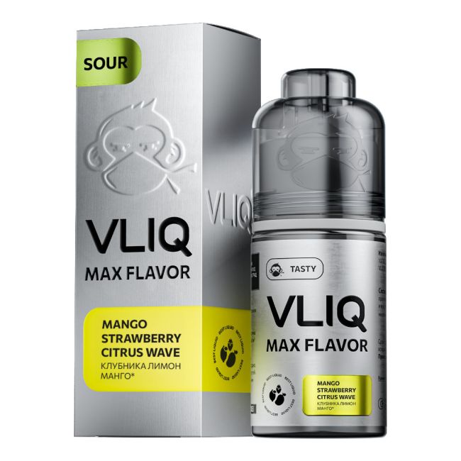 Жидкость Max Flavor Sour Salt - Клубника Лимон Манго Жидкость Max Flavor Sour Salt - Клубника Лимон Манго