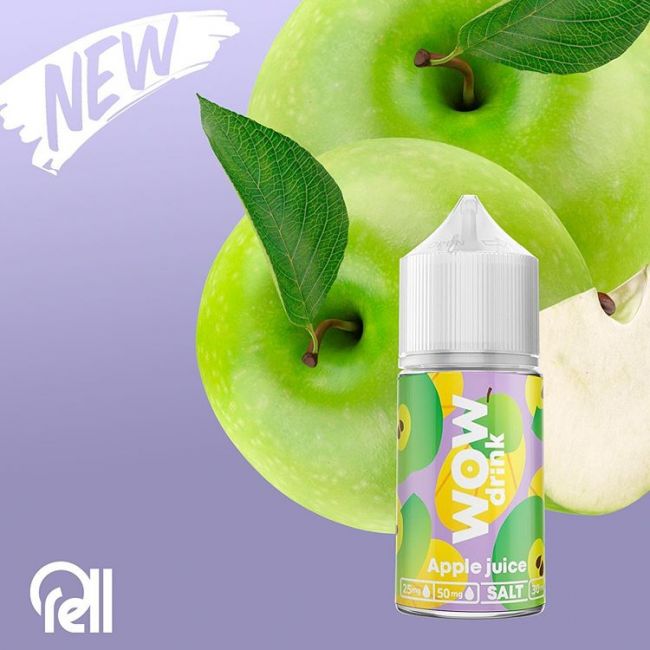Жидкость Wow Drink Salt - Apple Juice Жидкость Wow Drink Salt - Apple Juice