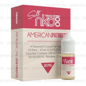 Naked 100 Tobacco Salt - American Patriots Naked 100 Tobacco Salt - American Patriots