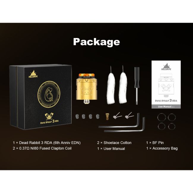 Hellvape Dead Rabbit 3 RDA (6th Anniv Edn) Hellvape Dead Rabbit 3 RDA (6th Anniv Edn)
