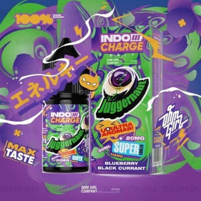 Жидкость Indo Charge Salt - Juggernaut 