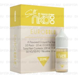 Naked 100 Tobacco Salt - Euro Gold Naked 100 Tobacco Salt - Euro Gold