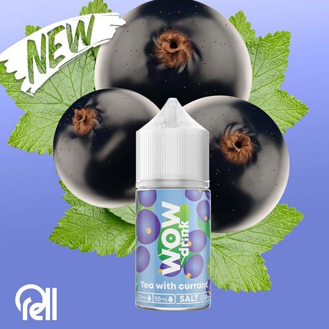 Жидкость Wow Drink Salt - Tea With Currant 